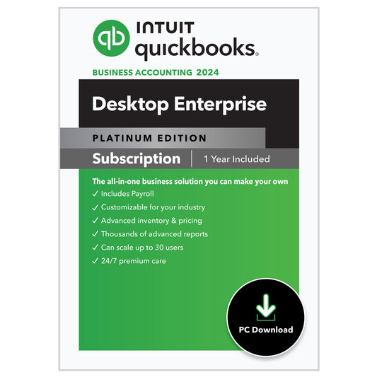 Quick Books Enterprise Accountant Edition 2024